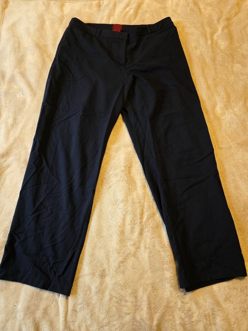 212 Collection Curvy Fit Black Dress Pants Women's 16W Average Wide Leg